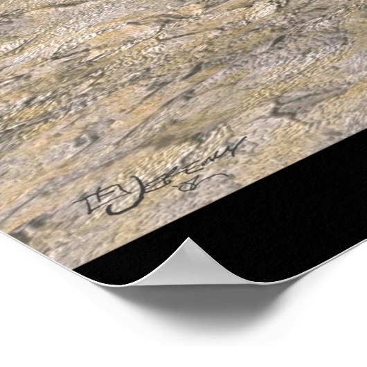 Broken Teacup Hovering Poster (Ecke)