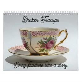 broken teacup inspirational mental health calendar kalender