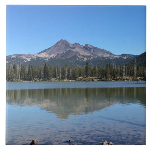 Broken Top at Sparks Lake Fliese (Vorderseite)