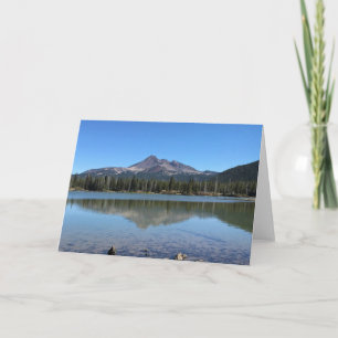 Broken Top at Sparks Lake, Oregon Karte