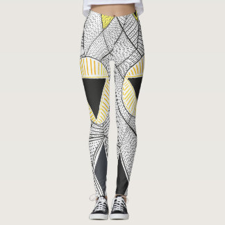Broken Tribal Girl Leggings