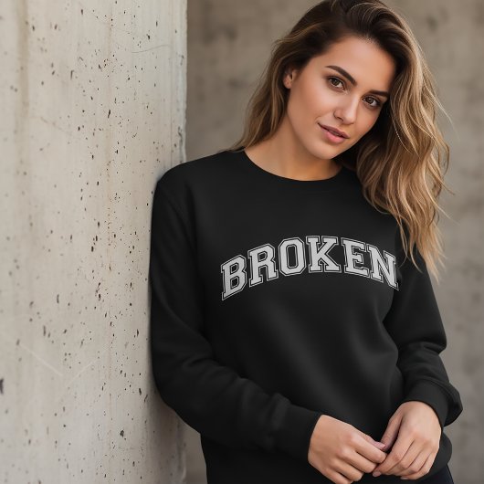 BROKEN University Style Sweater America Uni Sweatshirt