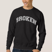 BROKEN University Style Sweater America Uni Sweatshirt (Vorderseite)