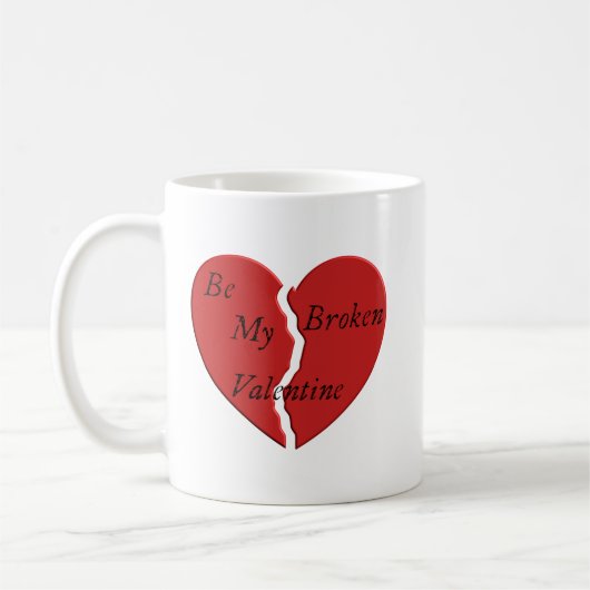 Broken Valentine Kaffeetasse (Links)