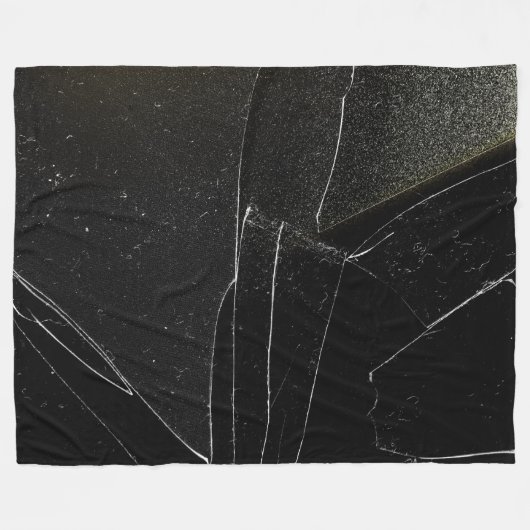 BROKEN WINDOW FLEECEDECKE (Vorderseite (Horizontal))