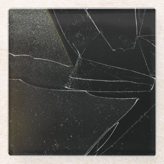 BROKEN WINDOW GLASUNTERSETZER (Vorderseite)