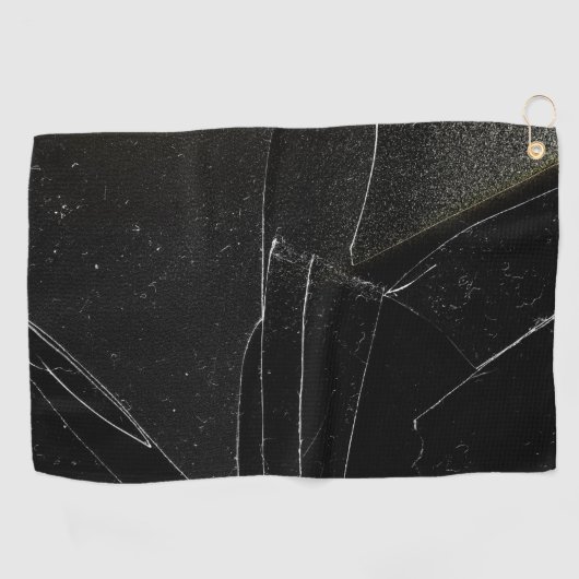 BROKEN WINDOW GOLFHANDTUCH (Horizontal)