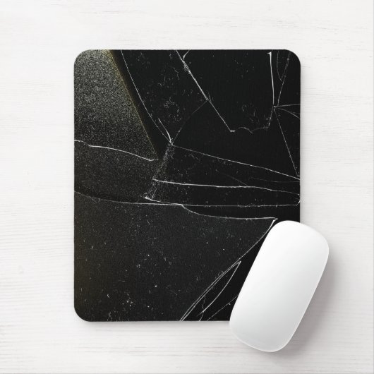 BROKEN WINDOW MOUSEPAD (Mit Mouse)