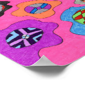 "Broken Wing" 24x18 Abstrakt Art Poster (Ecke)