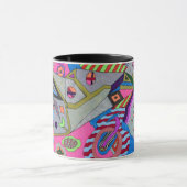 Broken Wing, Abstrakt Art Tasse (Zentrum)