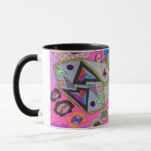 Broken Wing, Abstrakt Art Tasse (Links)