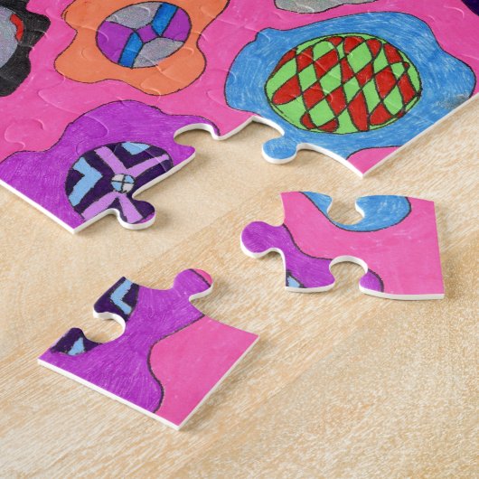 "Broken Wing" Abstrakte Kunst Puzzle (Seite)