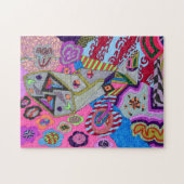 "Broken Wing" Abstrakte Kunst Puzzle (Horizontal)