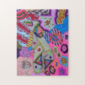 "Broken Wing" Abstrakte Kunst Puzzle (Vertikal)