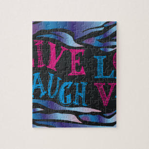 Broken Zebra Chalkboard Puzzle