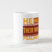 Brokenherzige Jumbo-Tasse (Vorderseite)
