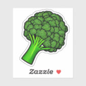 Brokkoli Aufkleber (Blatt)