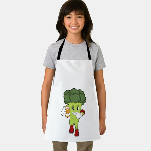 Brokkoli beim Fußball-Sport Schürze (Insitu)