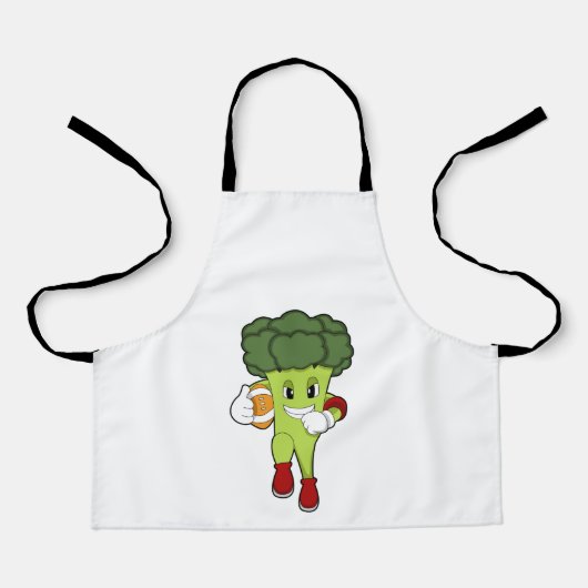 Brokkoli beim Fußball-Sport Schürze (Vorderseite)