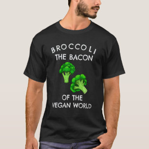 Brokkoli Der Speck der veganen Welt Vegetarier V T-Shirt