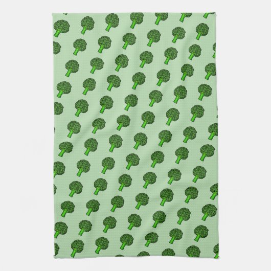 Brokkoli Geschirrtuch (Vertikal)