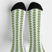 Brokkoli Grünes Gemüse Muster Socken (Oben)