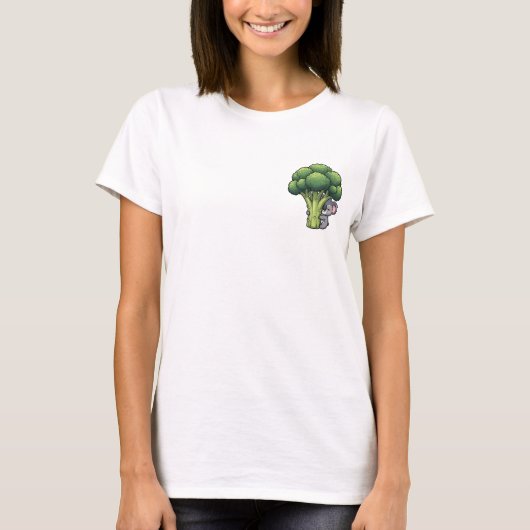 Brokkoli-Hug-Buddy T-Shirt (Vorderseite)