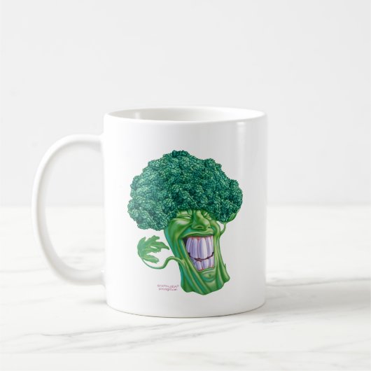 Brokkoli Kaffeetasse (Links)