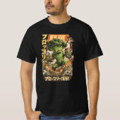 Brokkoli Kaiju – Gemüse-Apokalypse T-Shirt (Vorderseite)