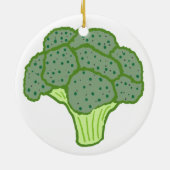 Brokkoli Keramik Ornament (Hinten)