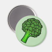 Brokkoli Magnet (Vorderseite/Rückseite)