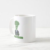 Brokkoli Obama Kaffeetasse (Vorderseite Links)