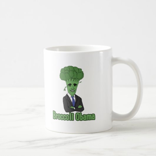 Brokkoli Obama Kaffeetasse (Rechts)