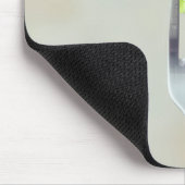 Brokkoli-Röschen auf einer Gabel Mousepad (Ecke)