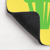 Brokkoli und Käse Mousepad (Ecke)