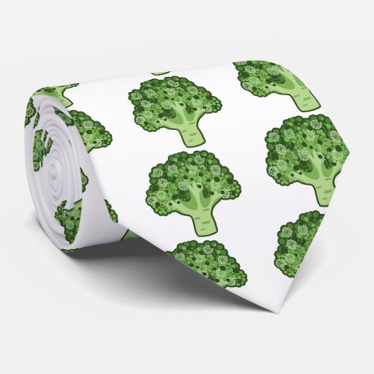 Brokkoli-vektorikone Krawatte (Gerollt)