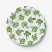 Brokkoli - zerstreut pappteller (Vorderseite)