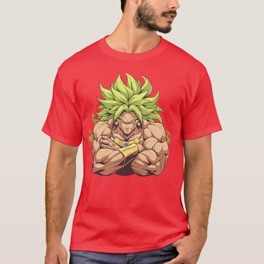 broly print T-Shirt (Vorderseite)