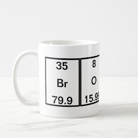 Brom-Sauerstoff-ThoriumErbium (BrOThEr) Kaffeetasse (Links)