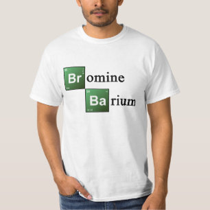 Brom-und Barium-Periodensystem-Chemie Elemen T-Shirt
