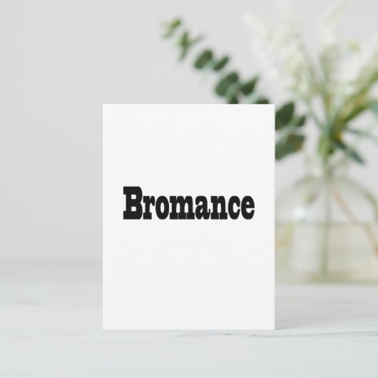 Bromance Postkarte (Stehend Vorderseite)