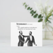 BROMANZ POSTKARTE (Stehend Vorderseite)