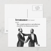 BROMANZ POSTKARTE (Vorne/Hinten)