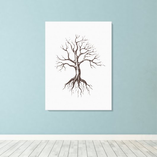 Brombaum Leinwanddruck (Insitu (Holzboden))