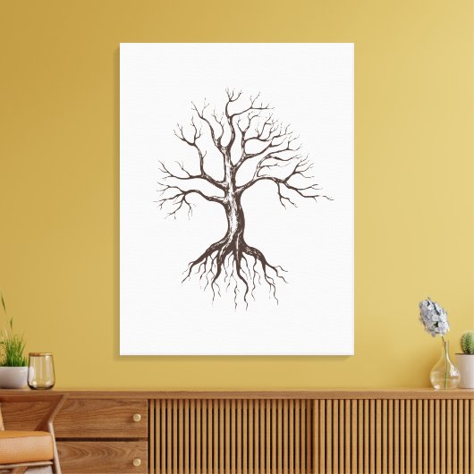 Brombaum Leinwanddruck (Insitu (Wohnzimmer))