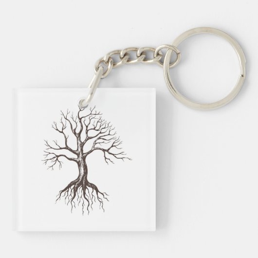 Brombaum Schlüsselanhänger (Rückseite)