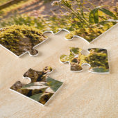 Brombeer-Garten-Igel-Design Puzzle (Seite)