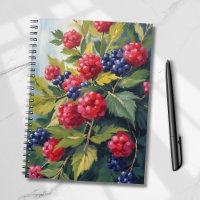Brombeer-Strauch Himbeeren Wasserfarbe Obst