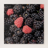 Brombeer- und Himbeerernte Puzzle (Horizontal)