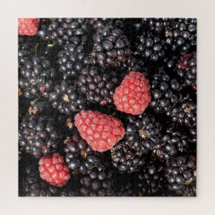 Brombeer- und Himbeerernte Puzzle